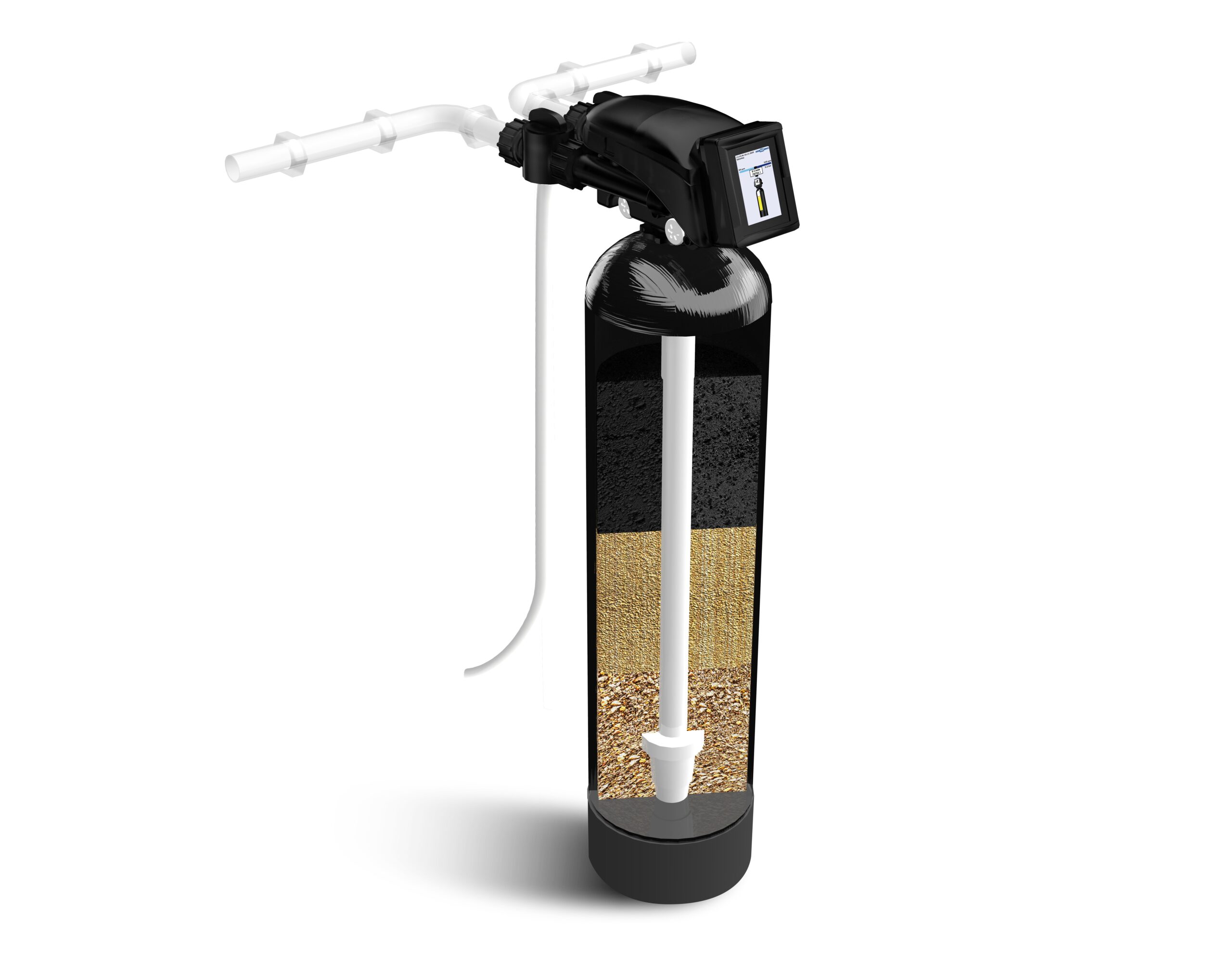 Met automatische spoeling Actieve Kool